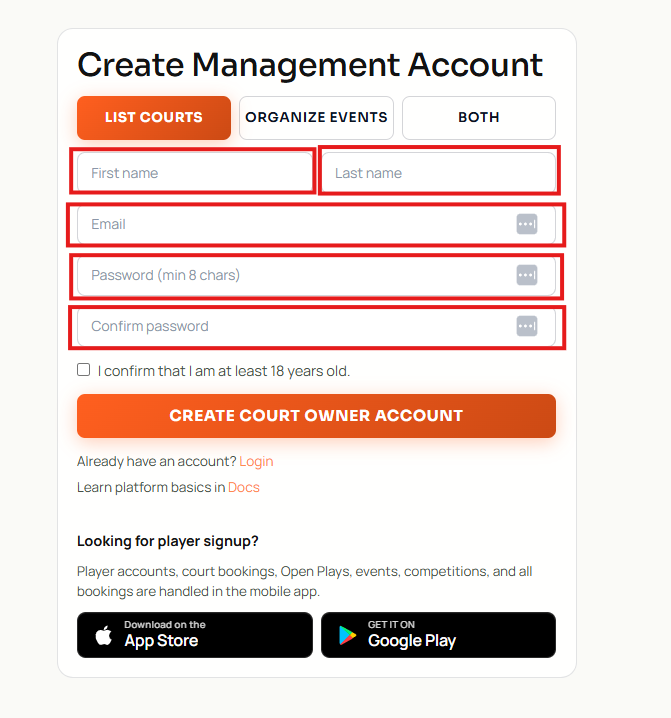 Web screenshot